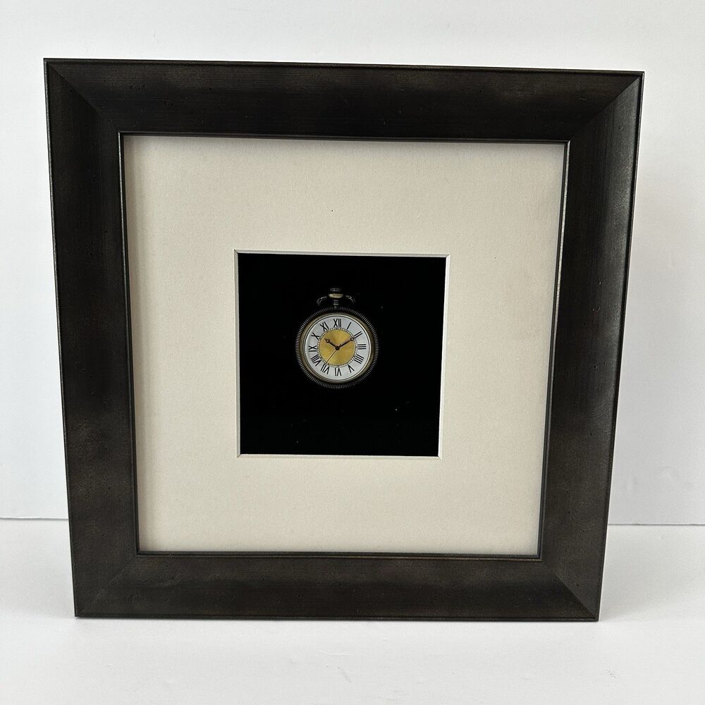 Larson-Juhl  “ Framelight” Illuminated Shadow Box Type Frame Pocket Watch